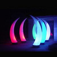 Cône d'éclairage led gonflable personnalisé, durable, décoration de restaurant romantique, à vendre, 50 pièces