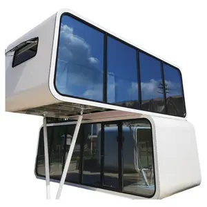 20ft 40ft Modular prefab Tiny Homes container văn phòng di động Apple Home Pod di chuyển táo cabin