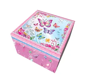 jewelry wedding favors music box wooden music box accessories hand crank music box for girls