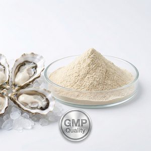 Poudre d'extrait d'huître certifiée Halal, naturelle et biologique, authentique, à haute teneur en peptides d'huître, protéines, zinc, taurine, pour les reins et la peau - Product Image 1