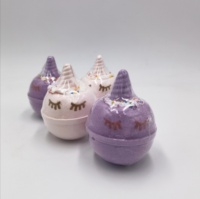 Bombes de bain de luxe personnalisées en forme d'unicornes, coffret cadeau écologique avec des ingrédients 100% naturels pour les enfants et les filles