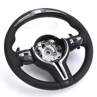 Volant sport en cuir pleine fleur avec écran LED pour BMW F10 F22 F26 F30 M3 F80 M4 F82 M2 F87 M5 F90 M6 F06 E70 E71 E90 E92