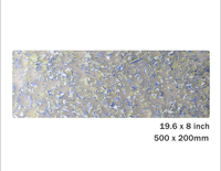 Perspex – feuille d'acétate de cellulose à motif laminé coloré 4mm pour sac à main acrylique, enveloppes de tambour en cellulose
