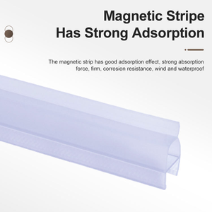 Tiras <span class=keywords><strong>de</strong></span> Sellado <span class=keywords><strong>de</strong></span> Goma <span class=keywords><strong>de</strong></span> Silicona Modernas y Duraderas <span class=keywords><strong>de</strong></span> Fábrica, 100% Pre-Probadas, Ajuste Universal, Insonorizadas e Impermeables para Bandeja <span class=keywords><strong>de</strong></span> Puerta <span class=keywords><strong>de</strong></span> <span class=keywords><strong>Ducha</strong></span> - Product Image 4