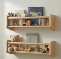 Étagères murales flottantes en bois pour enfants, best-seller, robustes, pour la décoration de la salle de jeux
