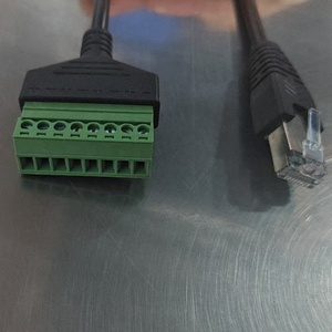 <span class=keywords><strong>Cable</strong></span> de Extensión Premium RJ45 Macho sin Soldadura con Bloque de Terminales de Tornillo de 8 Pines, 30cm, OD4.0mm, Cubierta de PVC de Cobre Puro para Cámara CCTV DVR - Product Image 4