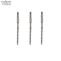 Foret à percussion en acier double carbure de haute qualité FEIDA 5,5 mm, acier rapide 6 mm, adapté au perçage de métaux, forets CNC