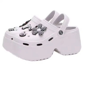 Sandales à semelle en caoutchouc EVA à double usage pour femmes, antidérapantes, résistantes à l'usure, sabots d'été personnalisés, sabots et mules de plage et de jardin - Product Image 4