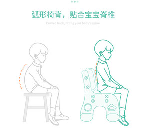 Matériel de sécurité bureau d'apprentissage pour enfants Table d'étude en plastique enfants Table d'étude et chaise pour la maternelle - Product Image 3