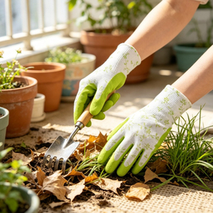 Gants de travail en <span class=keywords><strong>mousse</strong></span> de latex confortables, antidérapants et résistants à l'abrasion, pour l'aménagement paysager et l'entretien des jardins – Meilleures ventes - Product Image 3