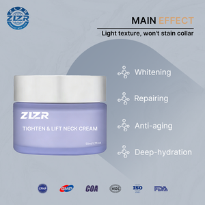 Crème éclaircissante et blanchissante naturelle et biologique à base de collagène, de ginseng, d'huile de jojoba, d'arbutine et de glycérine, marque privée OEM - Product Image 5