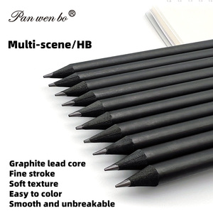 Panwenbo Tùy Chỉnh 2B HB Chì Học Sinh Trường Bút Chì Màu Đen Bút Chì Tiêu Chuẩn Bút Chì Cho Các Văn Bản Và Vẽ Gỗ Màu Đen Nhựa - Product Image 3