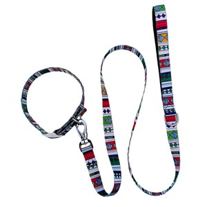 Juguete de Peluche de Perro Dálmata con Collar y Correa con Patrón Geométrico, Tamaño Mediano, Ajustable, Material de Poliéster Rojo y Negro - Product Image 5