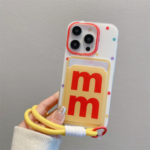 <span class=keywords><strong>Funda</strong></span> creativa para tarjetas con cuerda <span class=keywords><strong>colgante</strong></span> para <span class=keywords><strong>iPhone</strong></span> <span class=keywords><strong>11</strong></span>/14, <span class=keywords><strong>funda</strong></span> protectora de TPU con diseño de cachorro de dibujos animados, fundas para teléfonos móviles - Product Image 5