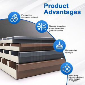 Panneaux sandwich en aluminium personnalisés pour entrepôts, villas et ateliers, utilisation extérieure, <span class=keywords><strong>isolation</strong></span> thermique, imperméabilisation, panneaux de toiture isolés - Product Image 5
