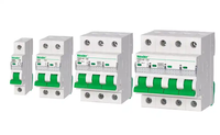 Interruptor Automático Miniatura Tipo MCB FG65-63 1P 2P 3P 4P 1A-63A para Uso Doméstico