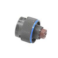 Connecteur circulaire série D38999 6 broches MS27484T18B35P avec couplage à baïonnette prise étanche IP68