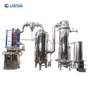 Évaporateur à <span class=keywords><strong>film</strong></span> montant vertical en acier inoxydable électrique avec une capacité d'évaporation de 500 L/min pour la concentration de la pâte de tomate - Product Image 3
