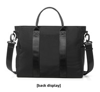 Sac à bandoulière souple en cuir Oxford imperméable pour homme, style rétro européen, idéal pour les voyages d'affaires et le transport d'ordinateur portable