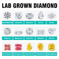 IGI Sertifikalı 0.5ct 1ct 1.5ct 2ct 3ct 4ct 5ct Toptan VVS HPHT CVD Laboratuvar Elması Mükemmel Kesimli Gevşek Yuvarlak Laboratuvarda Yetiştirilmiş Elmaslar