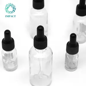 Hot Sale 30 ML Glass Essential Oil Bottle With Dropper Custom Serum Bottle