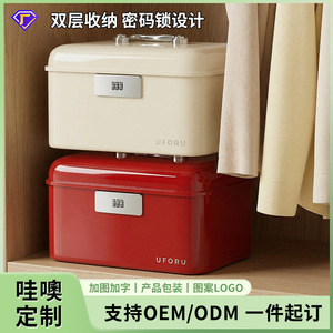 Uforu Lockable Storage <b>Box</b> Rectangle 1.153kg Covered For Documents And Files - Product Image 2