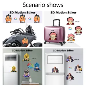 Bán Buôn Nhật Bản Jujustu Kaisen Dán Anime kugisaki 3D Chuyển Động Sticker Dạng Thấu Kính Anime Sticker Cho Xe Máy Tính Xách Tay Trang Trí Nội Thất - Product Image 6