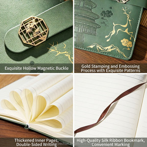 Set de Regalo Promocional Empresarial al por Mayor, Cuaderno A5 de PU, Bolígrafo de Metal, Set en Caja de Regalo con Bolígrafo - Product Image 2