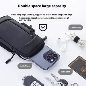 Sac de bras léger personnalisé en gros pour le jogging, le sport, la remise en forme, housse de téléphone portable anti-éclaboussures pour le transport de téléphone portable - Product Image 3