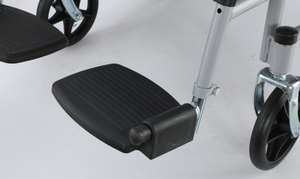 Chaise roulante manuelle pliable en acier de base en vente chaude - Certifiée CE, garantie 1 an, expérience confortable - Product Image 6