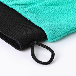 ถุงมือขัดผิวแบบโมร็อกโก โลโก้ฮัมมัม สำหรับทำความสะอาดผิวกายอย่างล้ำลึก ขจัดเซลล์ผิวที่ตายแล้ว ทำจากใยวิสโคส - Product Image 4