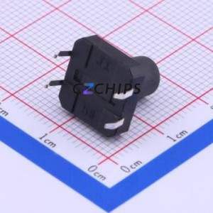 TC-1103-C-Q Tactile Switch Through hole Component THT-4P,12x12mm Switch Single Pole Single Throw Round Button 2.6N Through Hole - Product Image 2