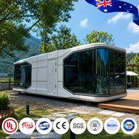 Maison capsule spatiale de luxe, cabane modulaire préfabriquée intelligente pour hôtel de villégiature, séjour à la maison d'hôtes, location de vacances