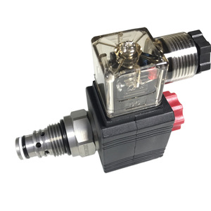 Vanne solénoïde filetée Sv08 25, 25 Lpm, vanne de commande directionnelle pour système hydraulique, acier au carbone - Product Image 1