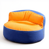 Canapé paresseux VISI, nouveau style français rétro, luxe léger, demi-lune, couleur contrastée, imperméable, résistant à l'usure, une place