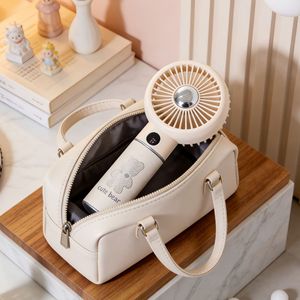 LingPan Handheld Fan 5W DC Motor Digital Display Portable USB Rechargeable <b>Battery</b> <b>Operated</b> Quiet Operation - Product Image 3