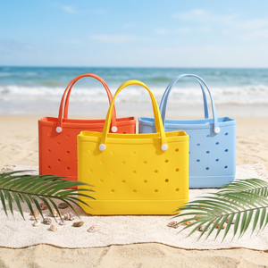 <span class=keywords><strong>Borsa</strong></span> da Spiaggia Grande in EVA e Silicone di Alta Qualità, Personalizzabile con Logo, per <span class=keywords><strong>Donna</strong></span>, Campeggio, Shopping, <span class=keywords><strong>Borsa</strong></span> a <span class=keywords><strong>Tracolla</strong></span> Tipo Bogg - Product Image 1
