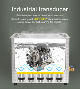 Nettoyeur à ultrasons 2L 3L 6L <span class=keywords><strong>10L</strong></span> 15L 20L 30L 40KHz pour pièces de moteur, dégraissant, bain à ultrasons, laveuse à ultrasons, <span class=keywords><strong>machine</strong></span> à laver à ultrasons - Product Image 5