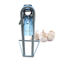 Machine à couper les racines d'ail concave manuelle portable populaire, petite, pour un usage domestique, machine à retirer les racines d'ail à la main