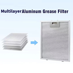 Le filtre à brouillard d'huile en acier inoxydable de cuisine est lavable et réutilisable pour réduire les fumées pour les familles soucieuses de l'environnement - Product Image 3