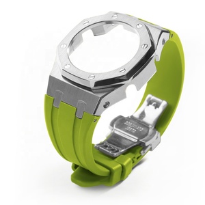 Drop Shipping Professional pour <span class=keywords><strong>G</strong></span> <span class=keywords><strong>SHOCK</strong></span> GA2100 Mod Kit Case Bracelet en caoutchouc de silicone - Product Image 3