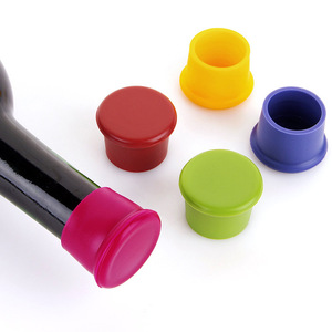 Nouveau Silicone rouge vin bouchons de qualité alimentaire bière boisson bouteille sans fuite frais garder prise pour cuisine Gadg - Product Image 1