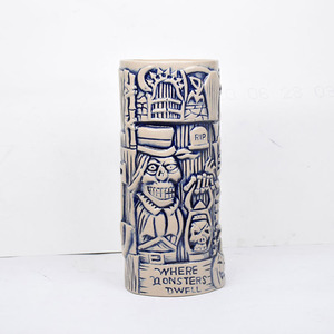 Prêt à expédier – Nouveaux gobelets Tiki en porcelaine, style américain, créatifs et durables, motif momie squelette, pour cocktails hawaïens - Product Image 2