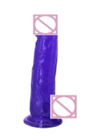 Heiße OEM-Videoprodukte für Sexmaschinen: Realistischer, Klarer, Kristall-Farbenfroher Dildo Sextoy – Sexspielzeug