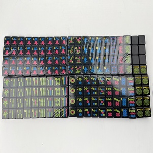 للبيع بالجملة من المصنع ، مجموعة بلاط <span class=keywords><strong>Mahjong</strong></span> الأمريكية السوداء 34 ملون ، بلاط <span class=keywords><strong>Mahjong</strong></span> من الأكريليك الملون ، مجموعة <span class=keywords><strong>Mahjong</strong></span> بنمط الشعار - Product Image 2