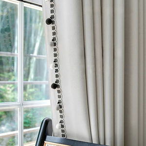 Rideaux occultants économiques et populaires, couleur beige-abricot, occultation de la lumière à 99 %, tailles personnalisables pour la maison et le bureau - Product Image 2