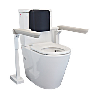 Asiento de inodoro VETO con reposabrazos y respaldo - Product Image 5