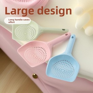 Large Cat Litter <strong>Scoop</strong> with Long Handle Fine Holes Durable Design for Cats &amp; <strong>Dogs</strong> <strong>Poop</strong> Scooping - Product Image 1