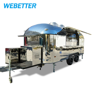 Webetter thực phẩm di động giỏ hàng thép không gỉ airtream phục vụ Trailer Burger thực phẩm Van cà phê thanh thực phẩm Xe tải Trailer - Product Image 2