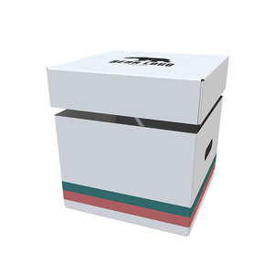 Экологичная упаковка Cajas Envase Grand emallage Livraison картонная коробка с открытым верхом для доставки - Product Image 2